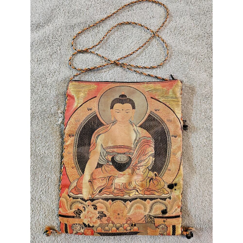 Tibetan Gau Amulet Prayer Box Bag